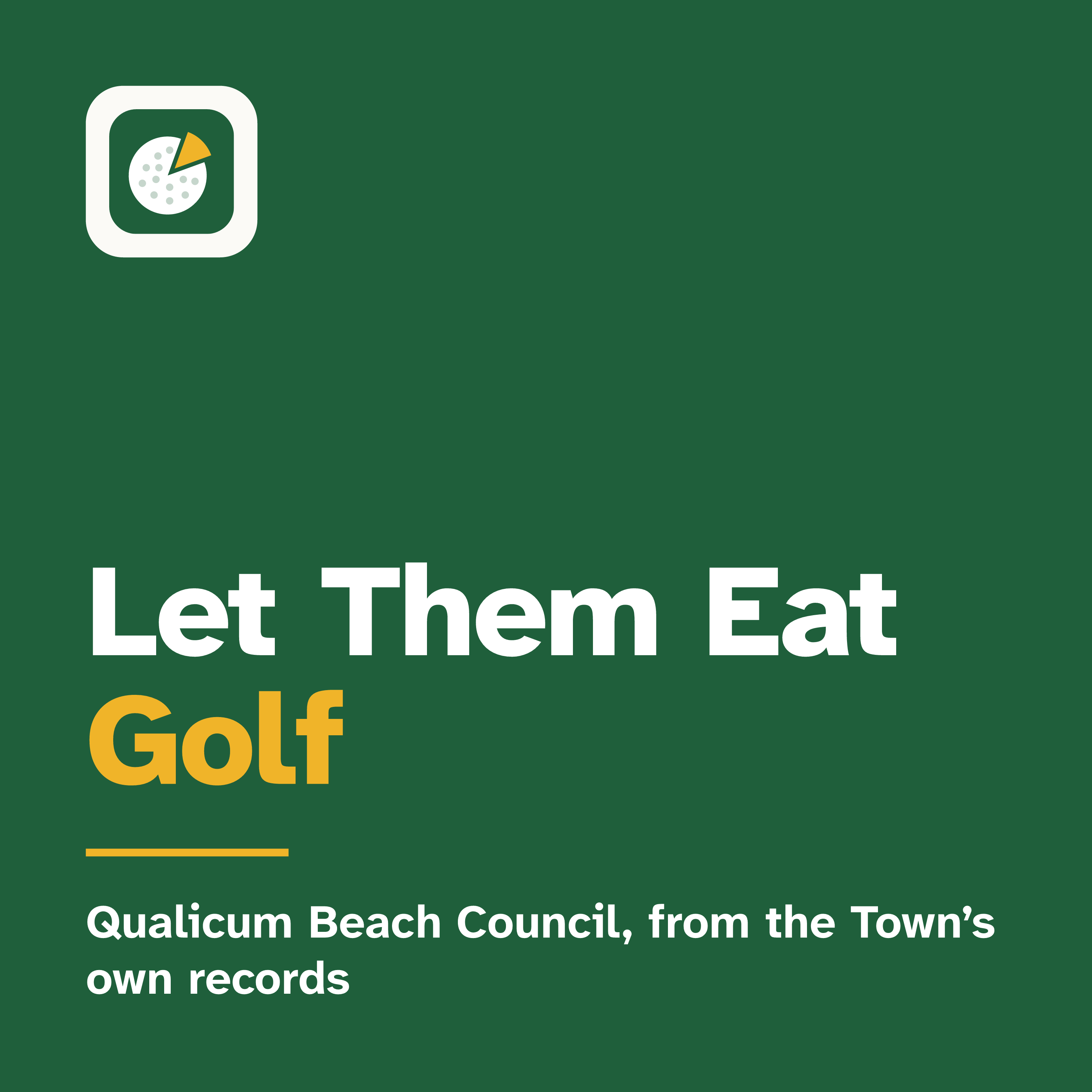 Podcast Let Them Eat Golf